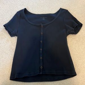 Brandy Melville Zella Top navy blue